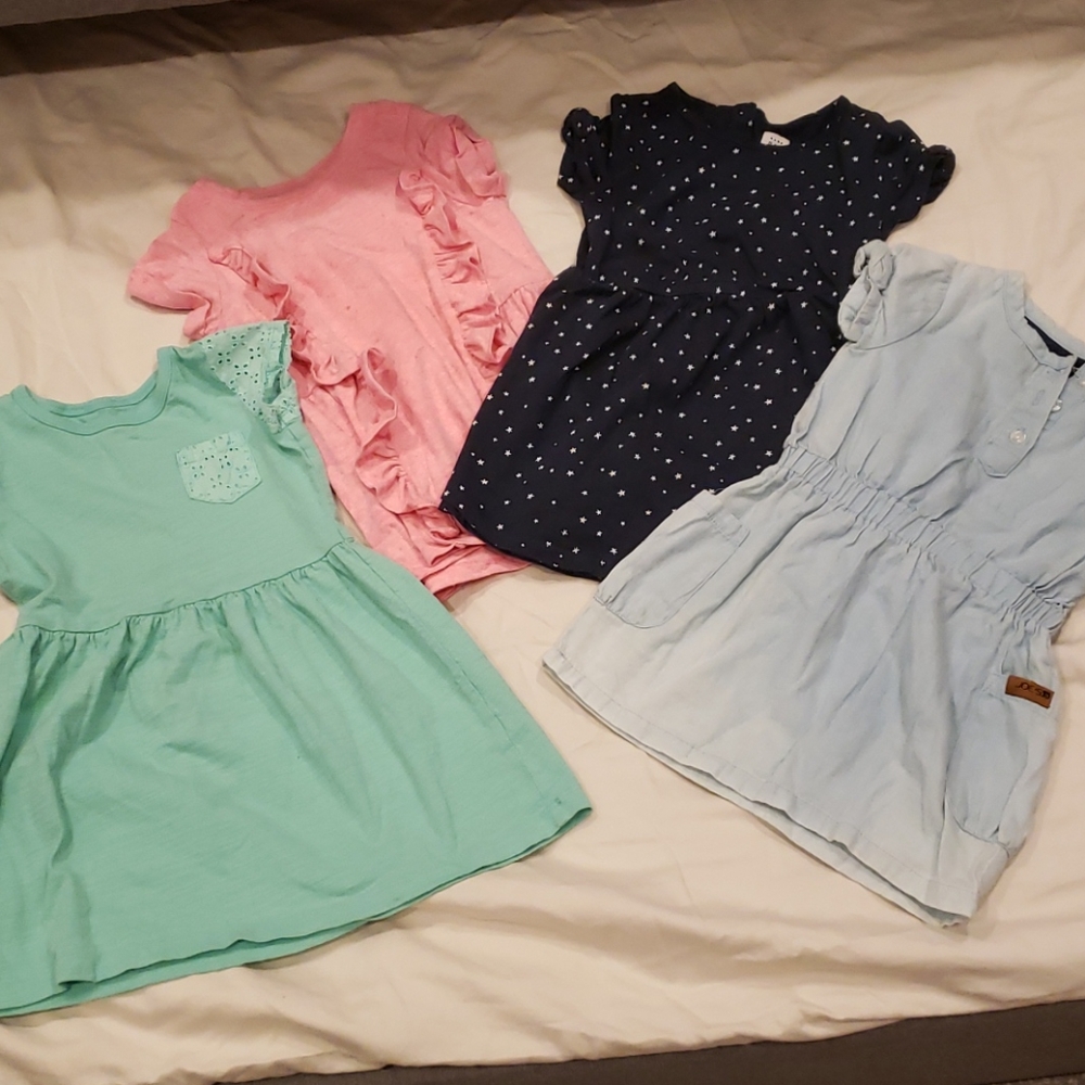 4 dresses